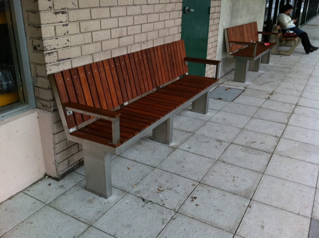 Public use infrastructure seat and pylon