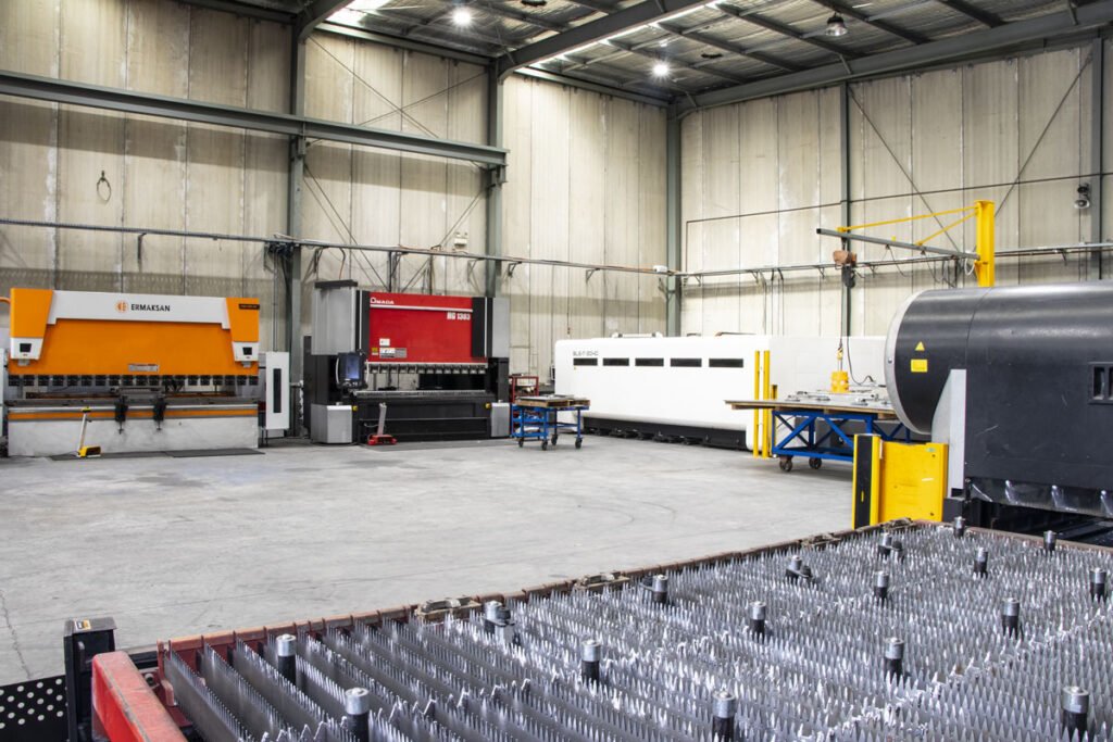 Fibre Laser Cutting and Bending equipment in our Sydney workshop