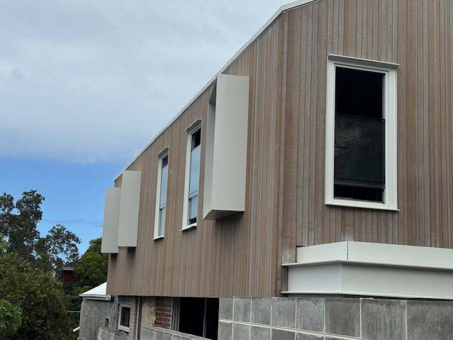Aluminium window shroud part of building products range